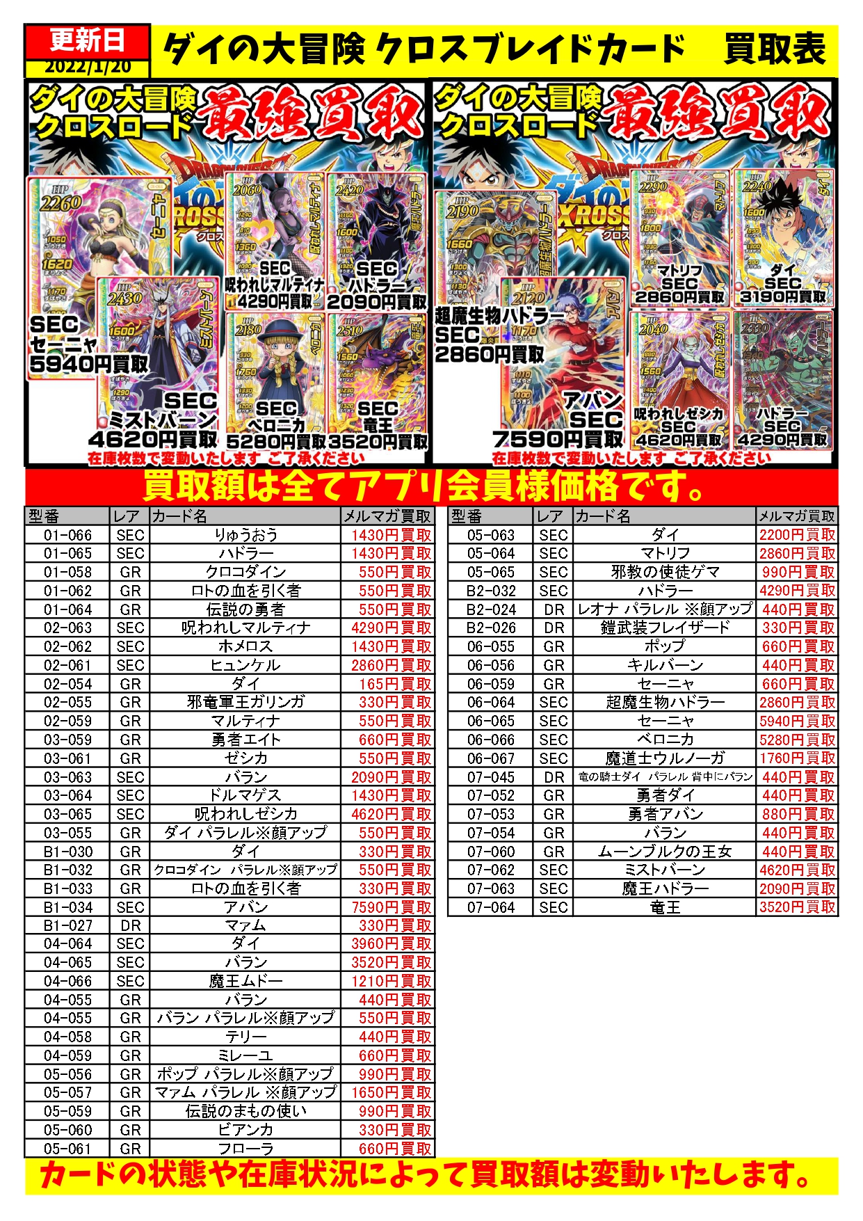 クロスブレイド 買取 1/20現在 | 千葉鑑定団船橋店 クロスブレイド 