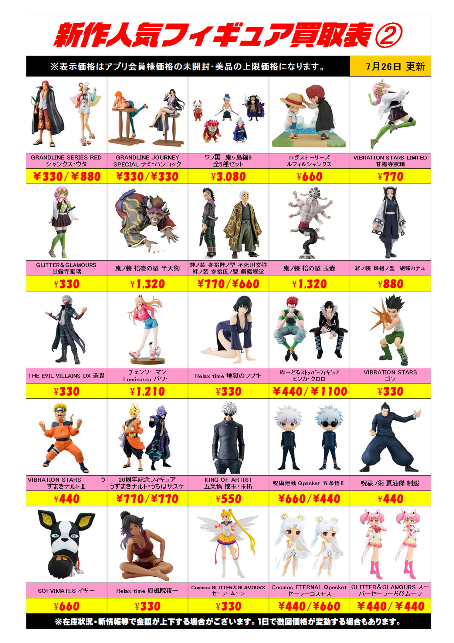 店舗良い 最新プライズフィギュア20個まとめ売り 新品 - メルカリ 