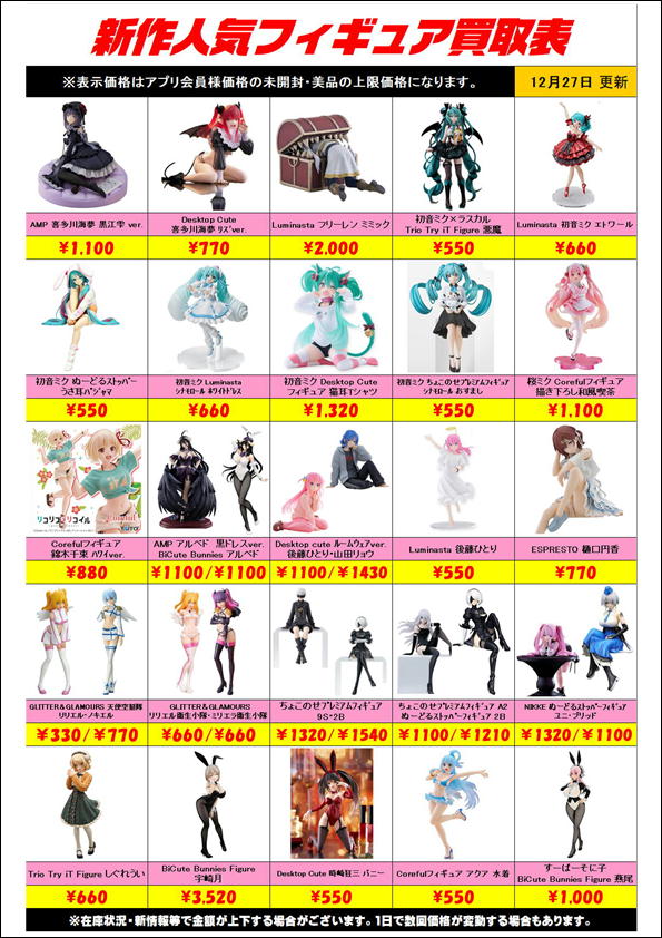 プライズフィギュア まとめ売り