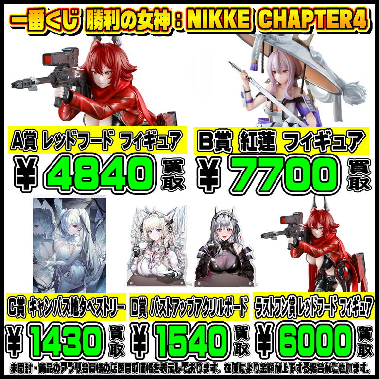一番くじNIKKE CHAPTER 4 D賞 バストアップアクリルボード2種 一番くじ NIKKE バストアップアクリルボード