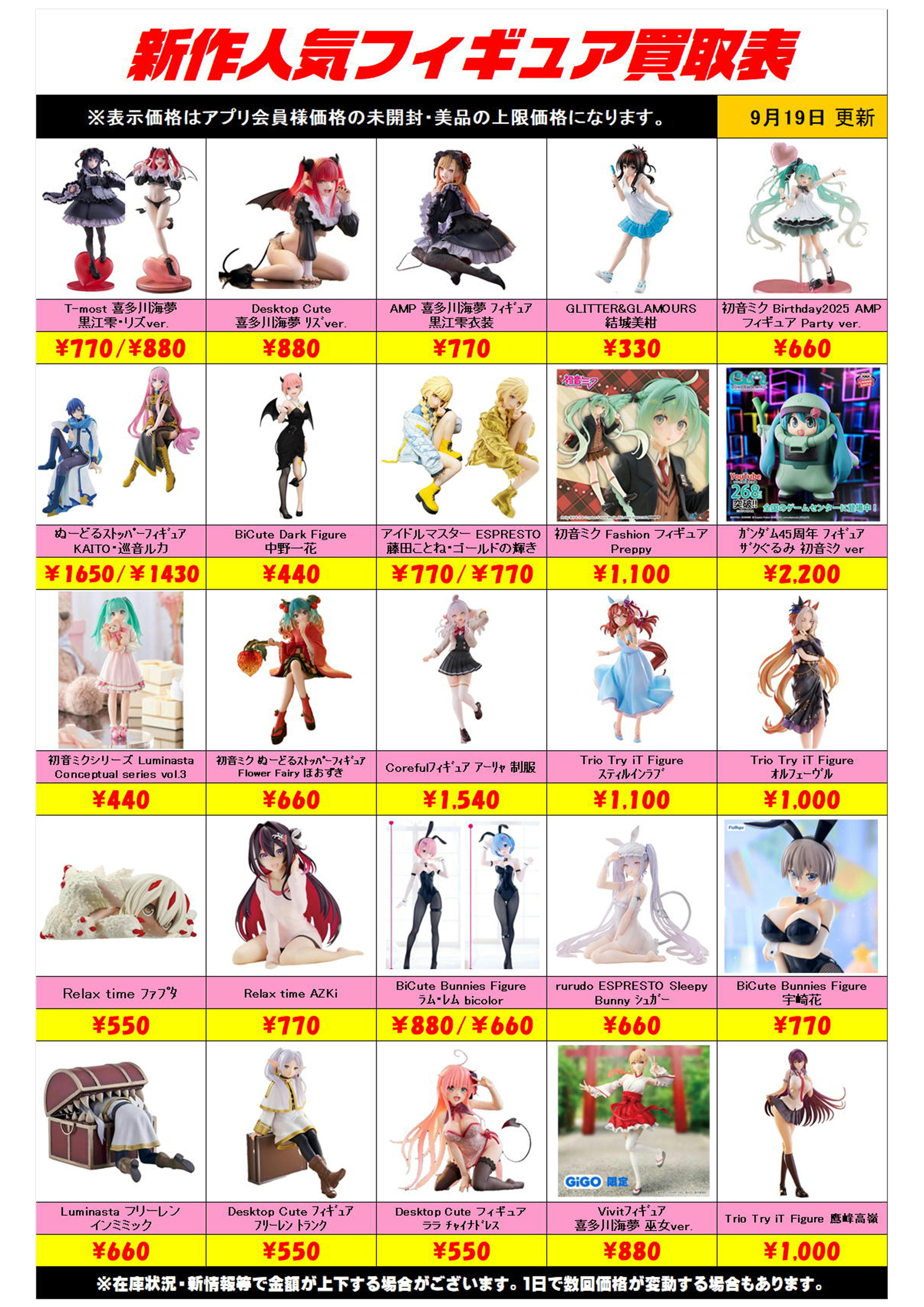 インポート正規品 2022年9月新作プライズフィギュア まとめ売り 【公式 