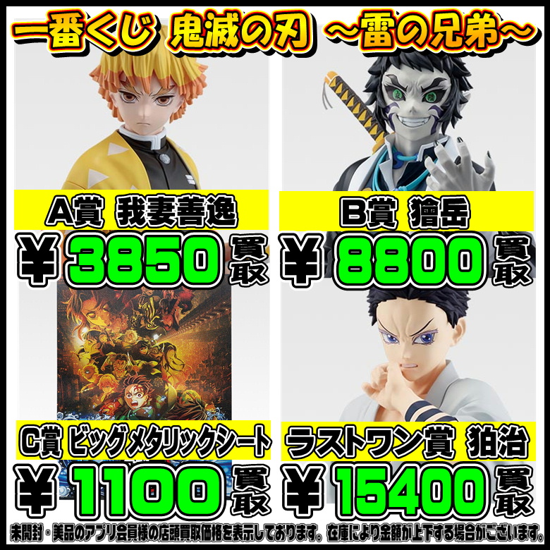 鬼滅の刃 一番くじ A賞 B賞 C賞 ラストワン賞 フィギュア ちょこのっこ 