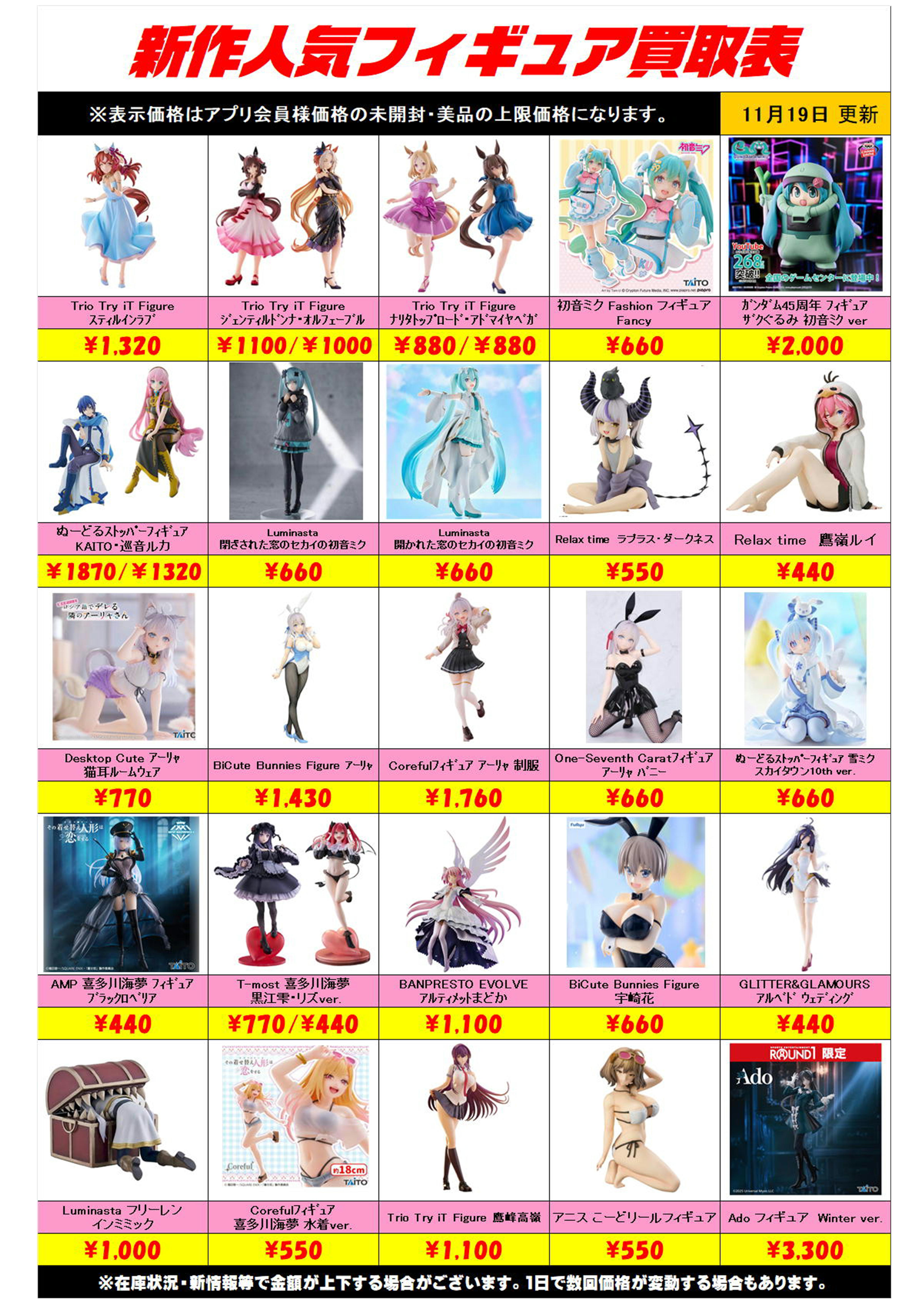 最終値下げ！プライズフィギュアまとめ売り 最終値下げ】プライズ 