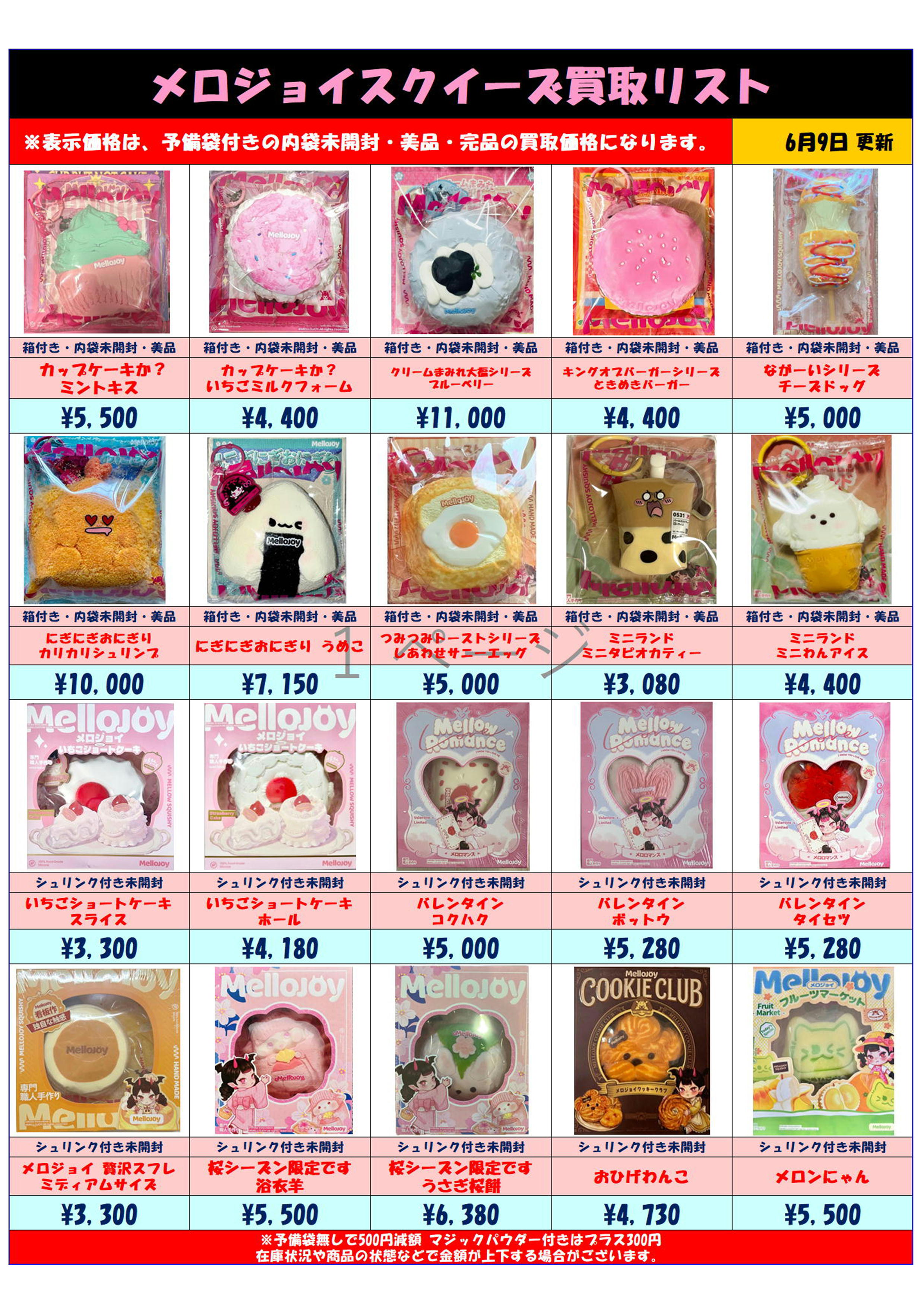 MelloJoy メロジョイスクイーズ 超高額買取実施中です！ 6/9～ | 千葉 